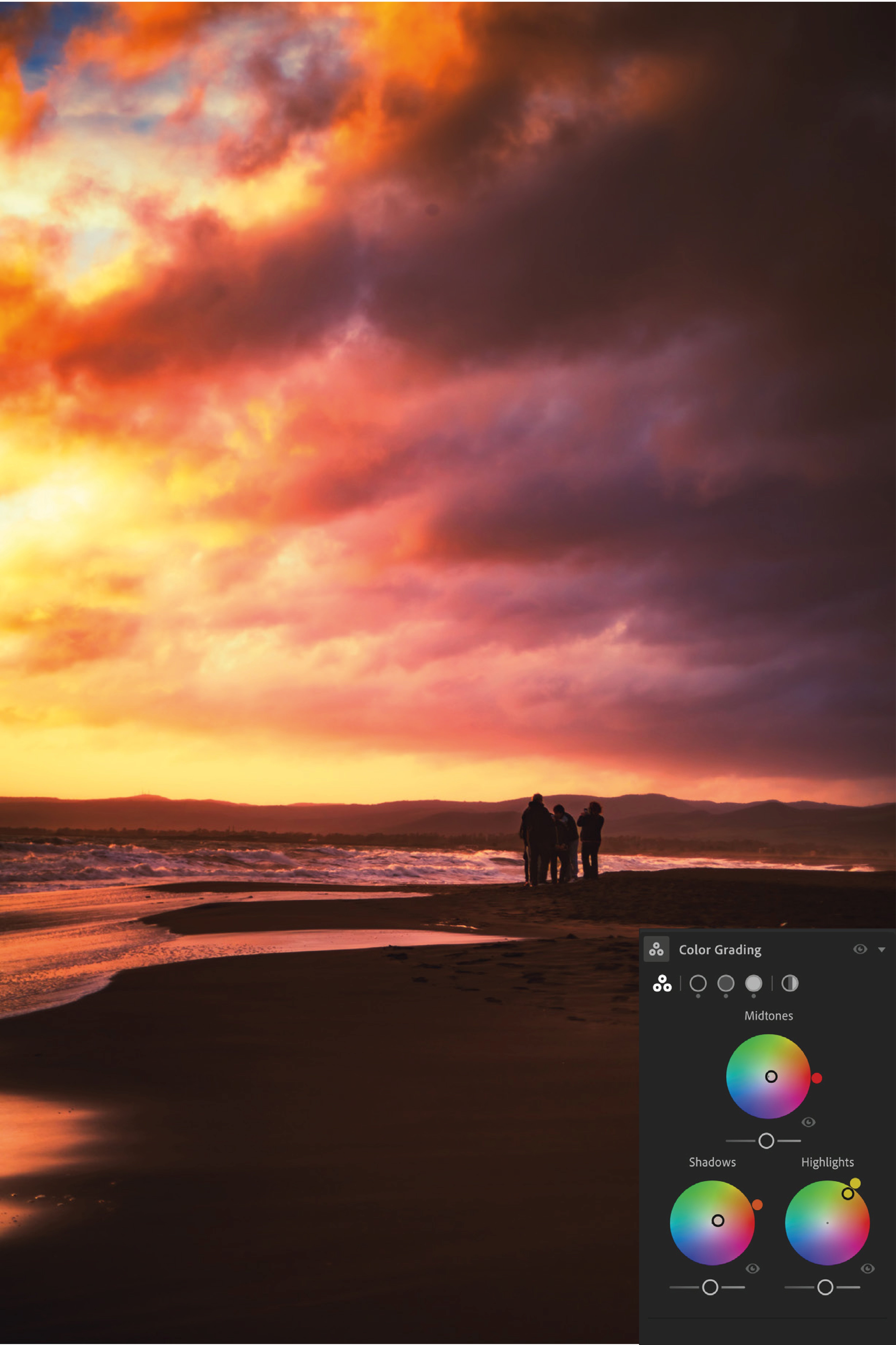 Color grading process